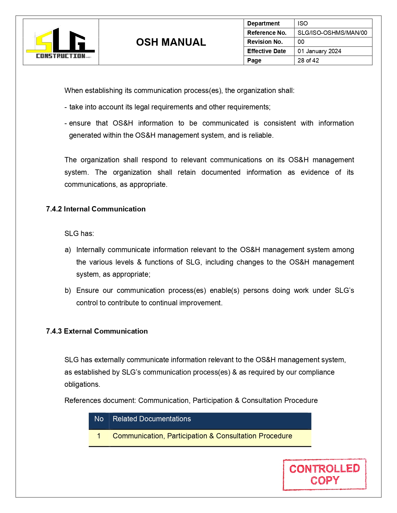 OSH Manual Page 30
